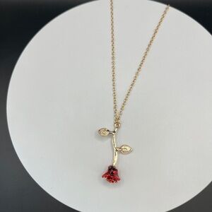 2 for $5 Dangling Rose Pendant Necklace